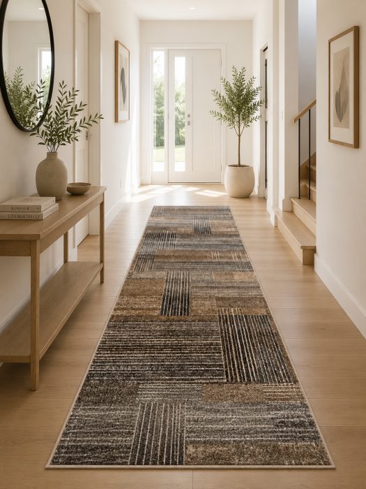 traversa Kolibri Maro/Gri Diverse Dimensiunea, gri/maro, 80 x 200 cm, antialergic [1]