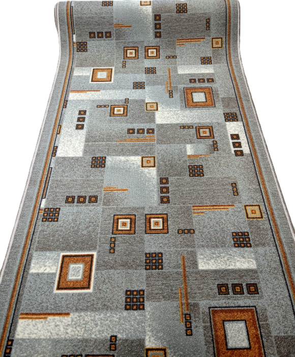 traversa Print Dekart, gri, 60 x 200 cm, antialergic [2]