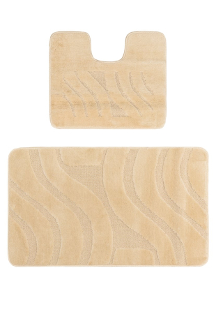 COVORASE - Covaras Symphony 2540 Bej 50x80 cm pentru baie