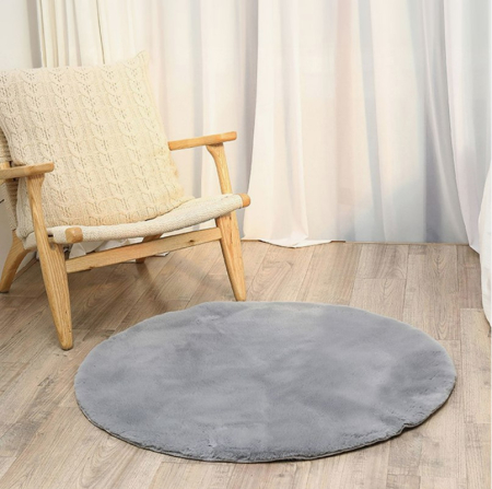 OFERTE PRET - Covor Blanita Soft LOP 070 80x80 cm Gri Pufos