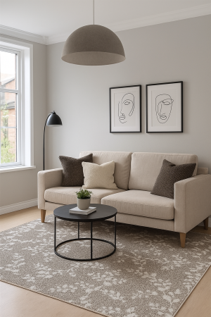 Covoare Certificat OEKO TEX - Covor Elma El015 Bej 80x150 cm Living