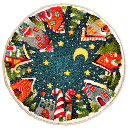 DUPA CULOARE - Covor 11503 Multicolor Rotund ieftin