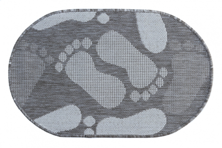 Covoare Antialergice - Covoras Flex 19614/111 Oval Bej 50x80 cm