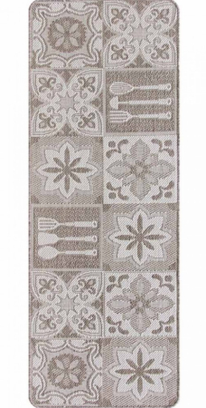 Covoare Bucatarie - covor Flex Antiderapant, bej, 75x200 cm, antialergic