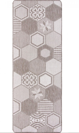 Covoare Bucatarie - covor Flex Antiderapant, bej, 75x200 cm, antialergic