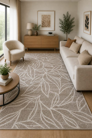 Covoare Antialergice - Covor Fayno 7102/110 80x150 cm Crem pentru living