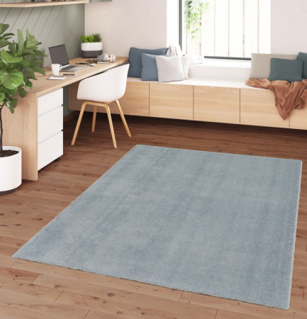 Albastru - covor Rimini Birou, 60 x 115 cm, antialergic