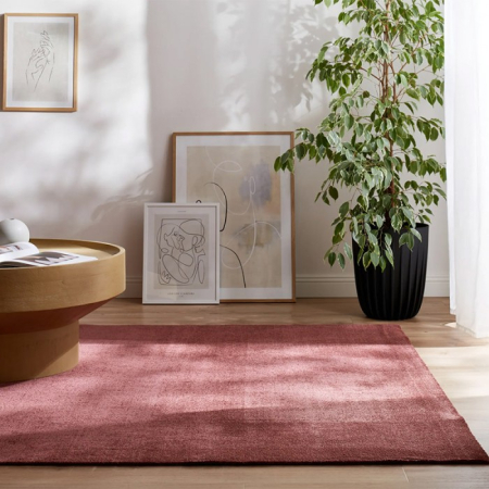 Rosu & Grena - covor Fargo Bordo, 80 x 150 cm, antialergic