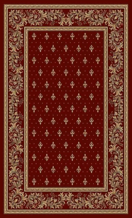 Covoare Bisericesti - Covor bisericesc Lotos 15033/210 Crini, 80x150 cm, antialergic