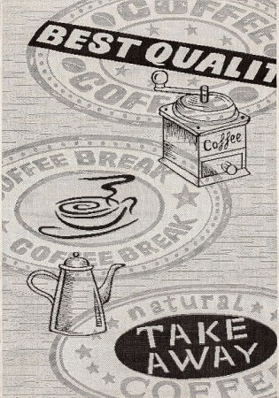 COVOARE - Covor Bucatarie Take Away Bej 80x150 cm
