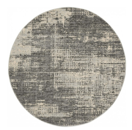 Covoare Polipropilena - Covor Calvin Klein CK953 Gri 122x122 cm Rotund pentru Living