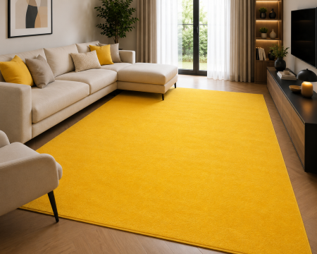 Auriu & Galben - covor Kolibri 11000/150, galben, 80x150 cm, antialergic