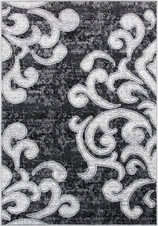 Negru & Gri - Covor Cappuccino 16028 Gri 60x110 cm