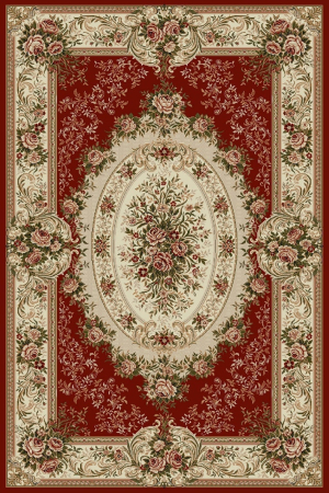Covoare sub 500 lei - Covor Lotos 1529 Rosu 60x110 cm pentru Living