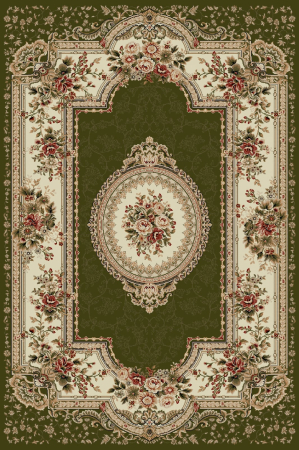 Covoare sub 500 lei - Covor Lotos 571 Verde 60x110 cm pentru Living