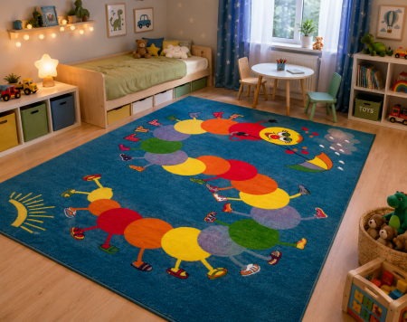Copii & Educationale - Covor camera copii Kolibri Omida 11057/140, multicolor, 160x230 cm, antialergic