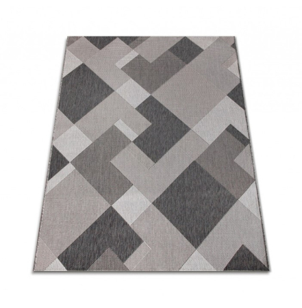 Negru & Gri - Covor Lineo Gri 80x150 cm