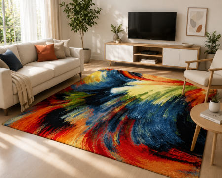 Multicolor - covor Kolibri Brush 11017/180, multicolor, 80x150 cm, antialergic