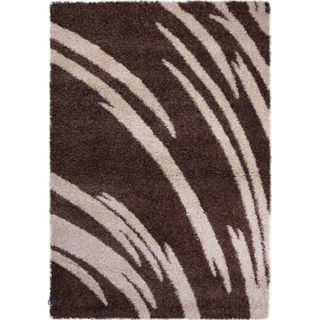 Covoare Dreptunghiulare - Covor Pufos Fantasy 12501-98 Maro 100x200 cm pentru Living