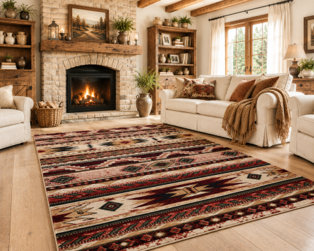 Covoare Living - covor Lotos 15080/120, multicolor, 60x110 cm, antialergic