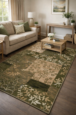 DUPA CARACTERISTICI - Covor Lotos 1521 Verde 200x300 cm Living Modern