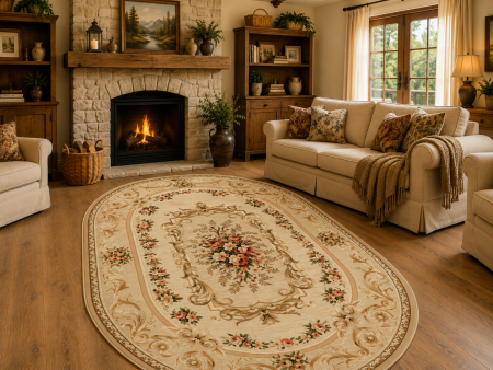 Covoare Clasice - covor Lotos 535/106, crem, 60x110 cm, antialergic