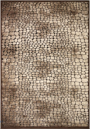 Covoare sub 150 lei - covor Luna 1842/12, maro, 50x80 cm, antialergic