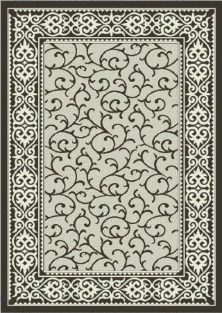 Covoare Polipropilena - Covor Natura 1918-08 Gri 160x230 cm pentru living si sufragerie