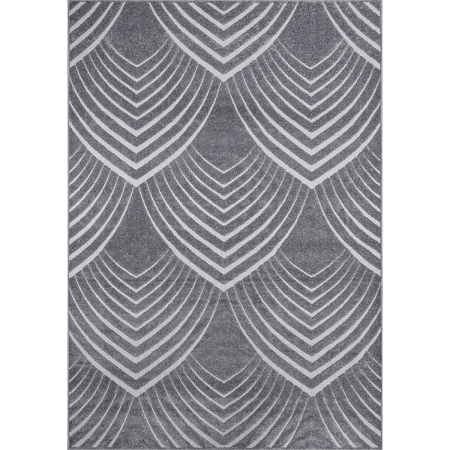 Negru & Gri - covor Oksi 38009/608, gri, 60x110 cm, antialergic