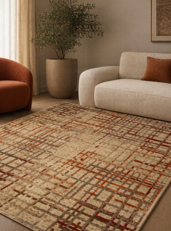 Covoare sub 150 lei - covor Orlando 5570, maro, 67x120 cm, antialergic