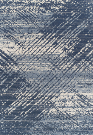 Albastru - covor Topaz Abstract Liniar Toscana, 80x150 cm