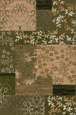Verde - covor Lotos, verde, 60x110 cm, antialergic