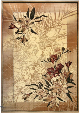 Covoare Living - Covor Lotos 1563 Bej 80x150 cm Pentru Living
