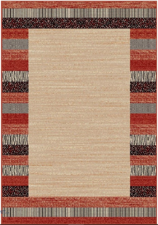 Covoare Dreptunghiulare - covor Lotos 1591/120, rosu, 80x150 cm, antialergic