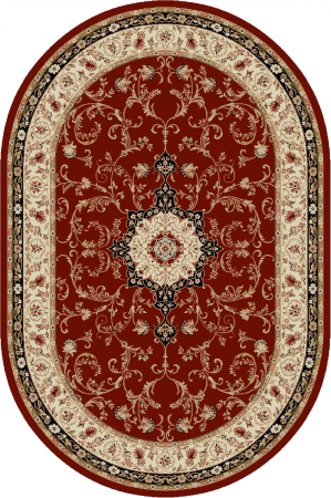 Covoare sub 100 lei - Covor Lotos 523 Oval ieftin