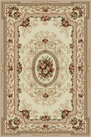 Covoare Clasice - covor Lotos 568/100, crem, 50x80 cm, antialergic