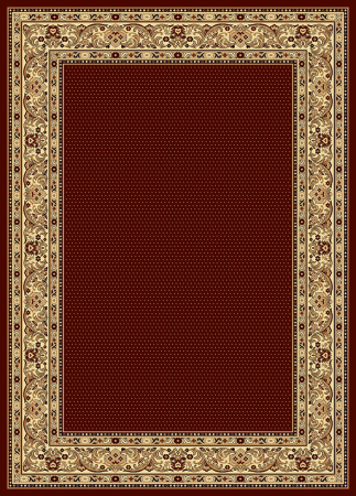 Rosu & Grena - covor Lotos 588/208, rosu, 80x150 cm, antialergic