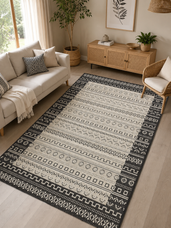 Covoare sub 100 lei - covor Jeans Iuta, maro, 50x80 cm, antialergic