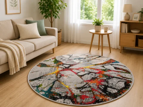 OFERTE PRET - covor Kolibri 11187/190, multicolor, 80x80 cm, antialergic