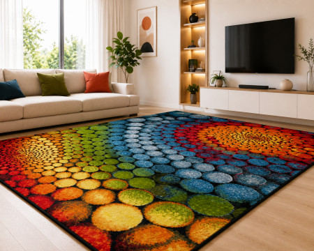 Covoare Copii - covor Kolibri Model 11056, multicolor, 80x150 cm, antialergic