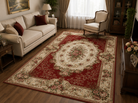 Covoare Clasice - covor Lotos 1529/210, rosu, 60x110 cm, antialergic
