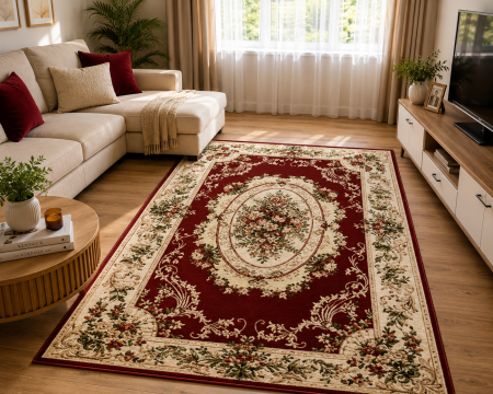 COVOARE - covor Lotos 1557/210, rosu, 60x110 cm, antialergic