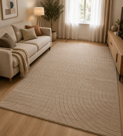 Bej & Crem - covor Oksi 38025/202, bej, 60x110 cm, antialergic