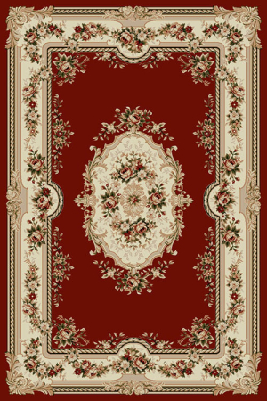 Covoare sub 150 lei - covor Lotos 575, grena, 50x80 cm, antialergic