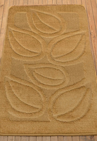 COVORASE - Covoras Flora 2519 Bej Inchis 50x80 cm pentru baie