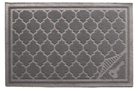 Covoare Dreptunghiulare - Covoras Intrare 895/002 Gri 40x60 cm pentru usa