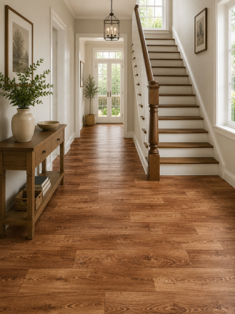 Linoleum 100 cm - linoleum Country Dark, maro, 100 x 300 cm