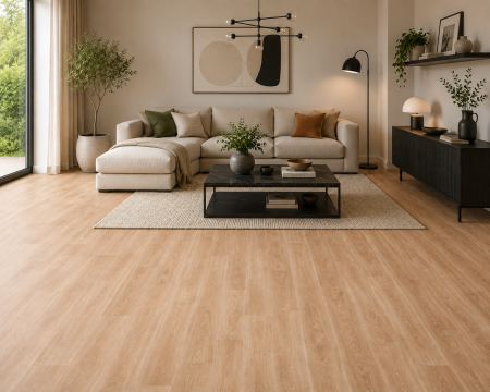 Linoleum 200 cm - linoleum Oak Prestige 098-2, crem/ bej, 200 x 300 cm