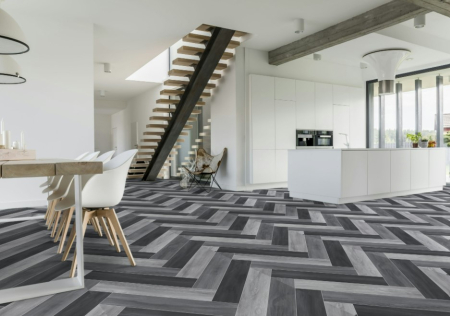 Covoare Dreptunghiulare - Linoleum Venice 990 Parchet 200x200 cm pentru bucatarie