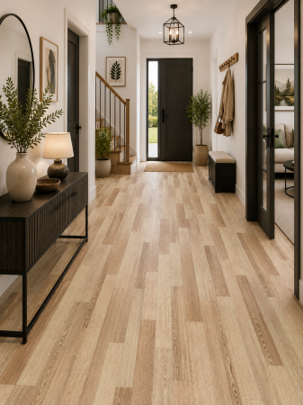 Linoleum 100 cm - linoleum Plank 056-4, maro, 100 x 300 cm